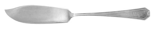 Lady Baltimore (Sterling, 1910, No Monograms) Flat Handle Master Butter Knife