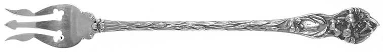 Lily (Sterling, 1902, Monograms) Oyster Fork