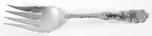 Waverly (Sterling, 1890) Solid Salad Serving Fork