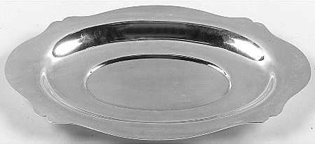 Antique (Sterling, Hollowware) Sterling Bread Tray