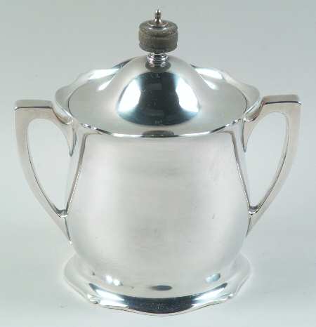 Antique (Sterling, Hollowware) Sugar Bowl & Lid