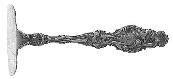 Lily (Sterling, 1902, Lion-Pat. 1902, Monograms) Food Pusher Solid