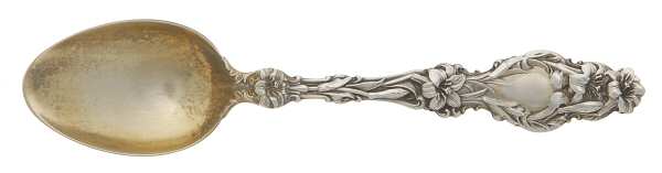 Lily (Sterling, 1902, Lion-Pat. 1902, Monograms) Demitasse Spoon