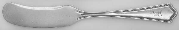 Portland (Sterling, 1913-1914, No Monograms) Flat Handle Butter Spreader