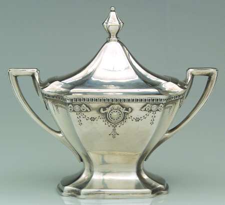 Adam (Silverplate, 1914, Hollowware) Sugar Bowl & Lid