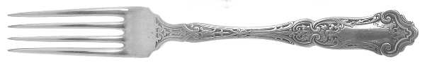 Cardinal (Silverplate, 1907, Monograms) Fork