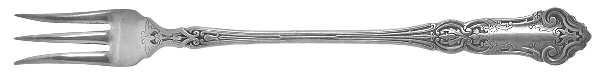 Cardinal (Silverplate, 1907, Monograms) Cocktail/Seafood Fork