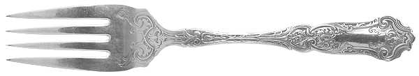 Cardinal (Silverplate, 1907, Monograms) Individual Salad Fork