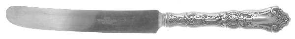 Cardinal (Silverplate, 1907, Monograms) Old French Hollow Knife