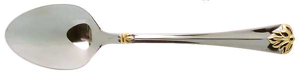 Golden Interlude (Stainless, Gold Accent) Place/Oval Soup Spoon