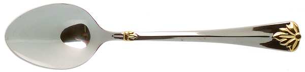 Golden Interlude (Stainless, Gold Accent) Teaspoon