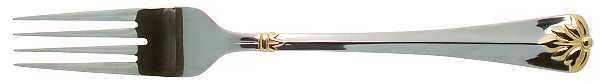 Golden Interlude (Stainless, Gold Accent) Fork