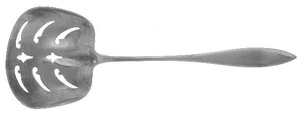 WED17 (STERLING) Solid Bon Bon Spoon with Pierced Bowl