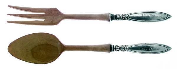 WSC21 (STERLING) Wooden Bowl 2 Piece Salad Set