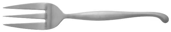 Courbe (Stainless) Medium Solid Cold Meat Serving Fork