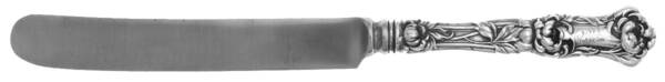 Peony (Sterling, 1906, No Monograms) Old French Hollow Knife with Bolster