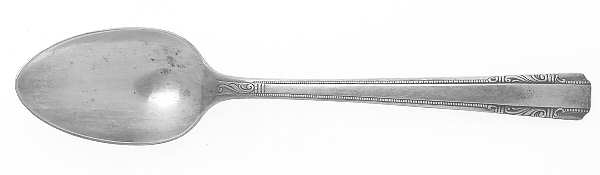 Personality (Silverplate, 1938, Monograms)    Teaspoon by Wallace Silver