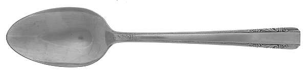 Personality (Silverplate, 1938, Monograms)    Tablespoon (Serving Spoon)