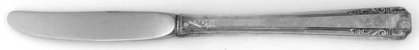 Personality (Silverplate, 1938, Monograms)    Modern Hollow Grille Knife