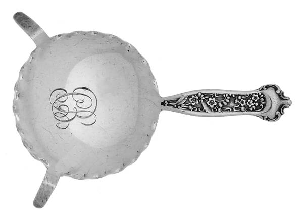 Dresden (Sterling, 1896, Monograms) Brandy Warmer