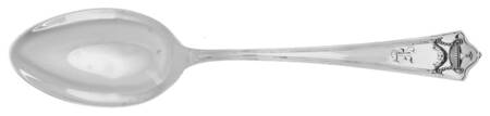Pompeian (Sterling, 1913, Monograms) Dessert/Oval Soup Spoon