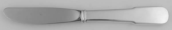 Colonial Fiddle (Sterling, 1925) Modern Hollow Butter Spreader (Stainless)