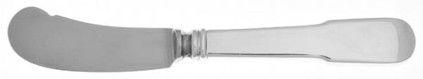 Colonial Fiddle (Sterling, 1925) Butter Spreader Hollow Hdl-Paddle/Stainless Blade by Watson