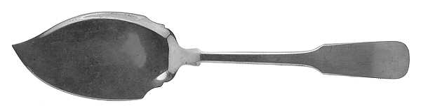 Colonial Fiddle (Sterling, 1925) Large Solid Jelly Server by Watson