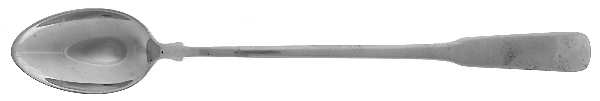 Colonial Fiddle (Sterling, 1925) Iced Tea Spoon by Watson