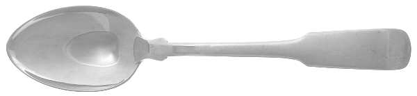 Colonial Fiddle (Sterling, 1925) Dessert/Oval Soup Spoon by Watson