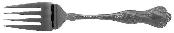 Merlot (Stainless) Medium Solid Cold Meat Serving Fork