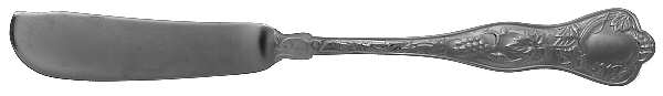 Merlot (Stainless) Flat Handle Master Butter Knife