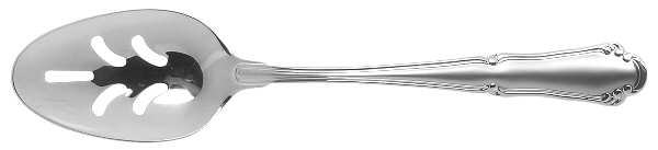 Empire (Stainless, Frosted) Pierced Tablespoon (Serving Spoon)