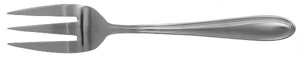 Modern Thread (Stainless) Medium Solid Cold Meat Serving Fork