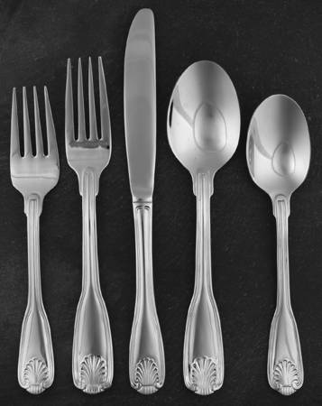 Country Shell (Stainless) 5 Piece Place Setting