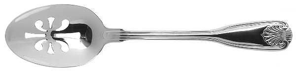 Country Shell (Stainless) Pierced Tablespoon (Serving Spoon)