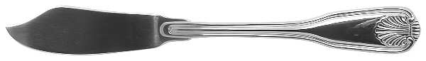 Country Shell (Stainless) Flat Handle Master Butter Knife