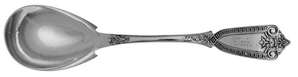 Ivy (Sterling, 1865) Large Jelly Spoon