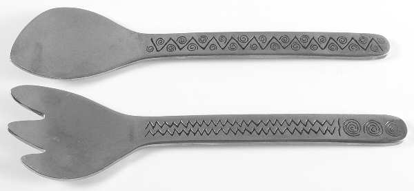 Reggae (Armetale, Hollowware) (2 Pc) Solid Salad Set