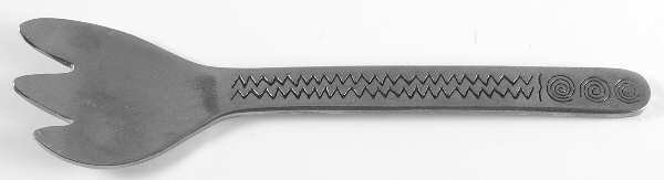 Reggae (Armetale, Hollowware) Solid Salad Serving Fork
