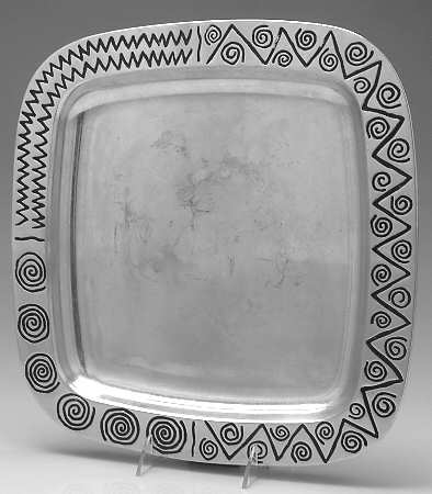 Reggae (Armetale, Hollowware) 14" Square Tray