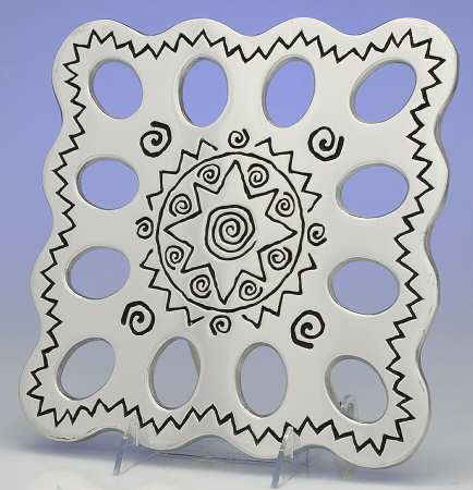 Reggae (Armetale, Hollowware) Deviled Egg Tray (Holds 12)