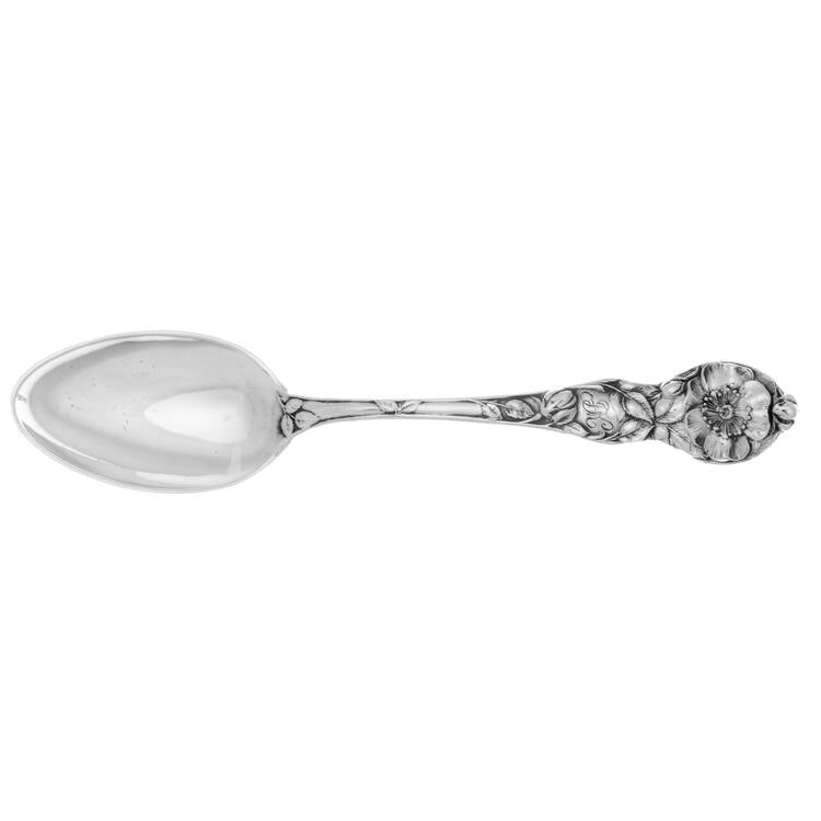 Wild Rose (Sterling, 1905, Monograms) Teaspoon