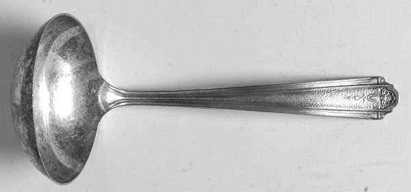 Elmo (Silverplate, 1931) Solid Gravy Ladle by Wallace Silver