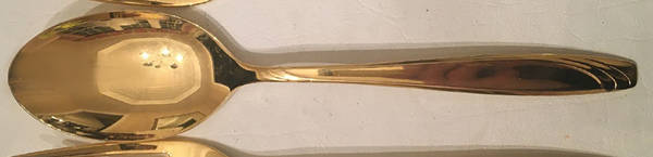 Golden Caribbean (Gold Electroplate) Place/Oval Soup Spoon