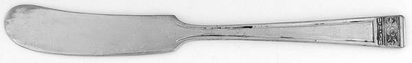 Edgewood (Silverplate, 1934) Flat Handle Butter Spreader