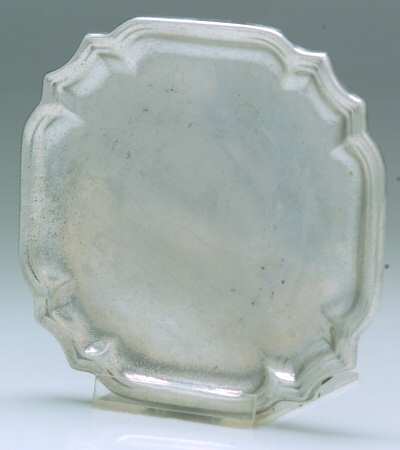 Gadroon (Armetale, Hollowware) 4" Square Tray