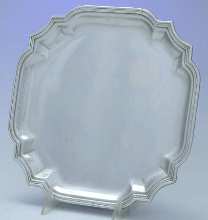 Gadroon (Armetale, Hollowware) 9" Square Tray