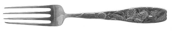 Berry (Sterling, 1880, Monograms) Fork