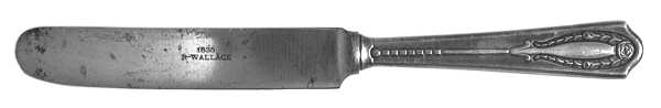 WAS84 (SILVERPLATE) Old French Hollow Knife